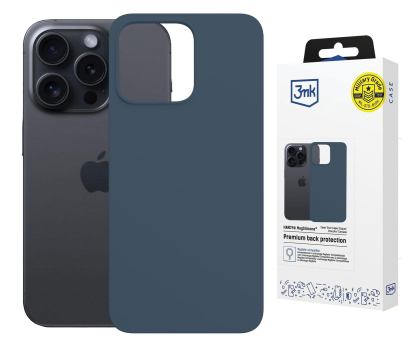 Etui do telefonów 3MK Hardy MagSilicone Royal Blue do iPhone 15 Pro 5903108661553
